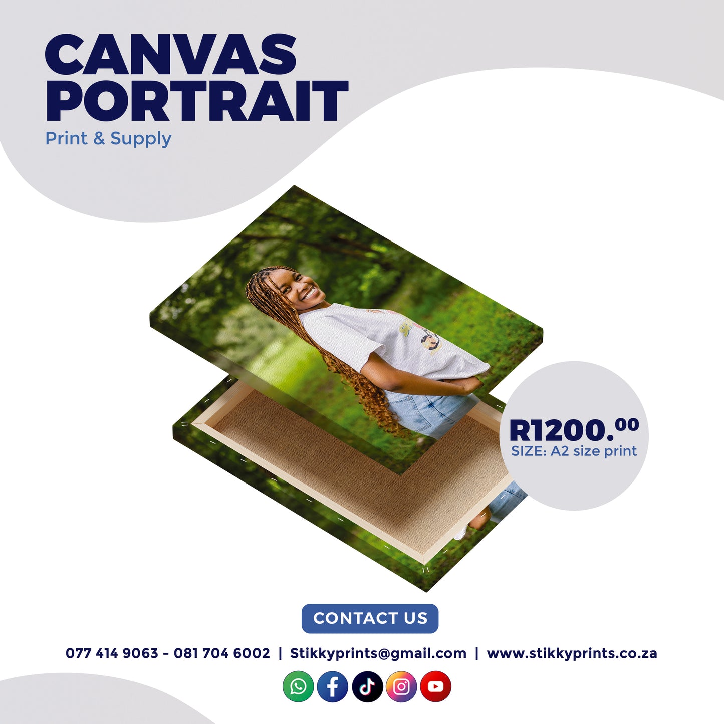 Personalized Canvas Portrait