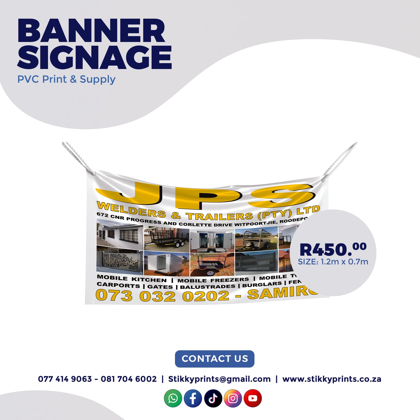 Personalized PVC Banner Signage