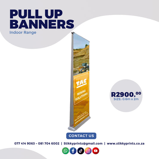 Delux Pull Up Banner (Double Sided)
