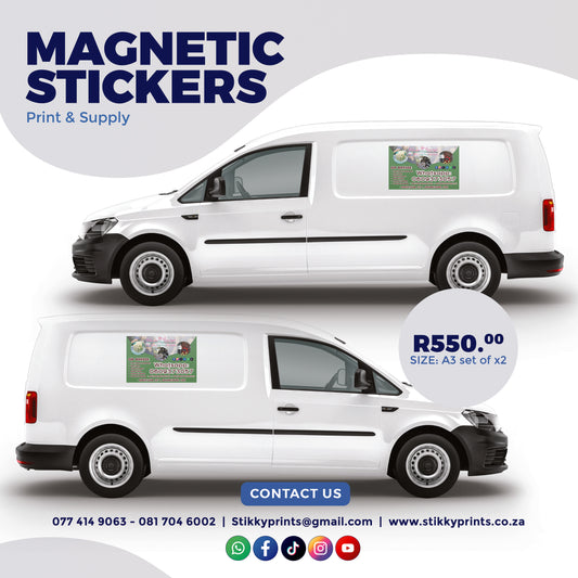 Personalized Car Magnet Stickers