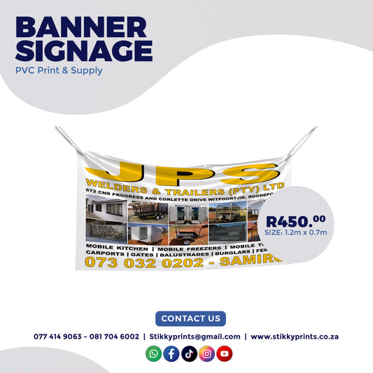 Personalized PVC Banner Signage