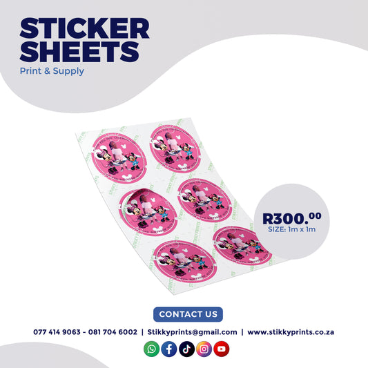 Personalized Label Sticker Sheets