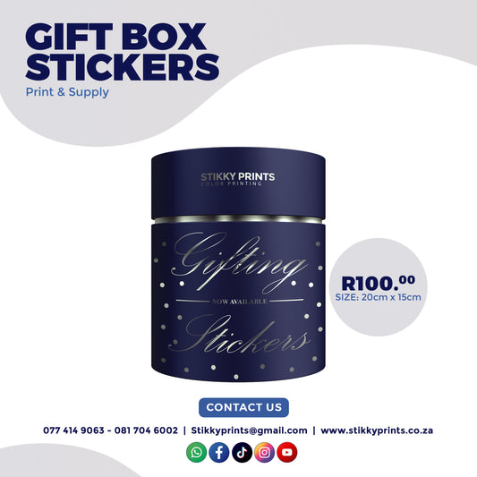 Custom Gift Box Sticker
