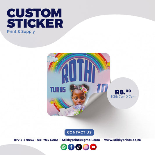 Personalized Party Pack Stickers