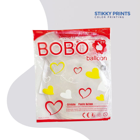 Clear Bobo Balloons